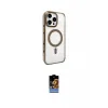 ieg™ iPhone 16 Pro Kılıf Doruk Doku Özel Seri - Siyah Buffer Hayalet Cam Ekran Koruyucu