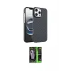 ieg™ iPhone 16 Pro Kılıf Doruk Serisi - Şeffaf 360 Full Body Arka Koruyucu