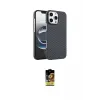 ieg™ iPhone 16 Pro Kılıf Doruk Serisi - Siyah Buffer Cam Ekran Koruyucu