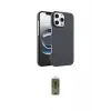 ieg™ iPhone 16 Pro Kılıf Doruk Serisi - Siyah Joko Magic 5D Hayalet Cam