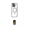 ieg™ iPhone 16 Pro Kılıf Eksen Klasik Koleksiyonu - Siyah Buffer Hayalet Cam Ekran Koruyucu