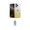 ieg™ iPhone 16 Pro Kılıf Eksen Minimal Özel Seri - Siyah Joko Magic 5D Cam