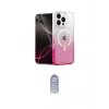 ieg™ iPhone 16 Pro Kılıf Eksen Minimal Özel Seri - Siyah Joko Magic 5D Cam