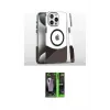 ieg™ iPhone 16 Pro Kılıf İz Asil Prime - Şeffaf 360 Full Body Arka Koruyucu