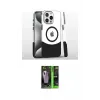 ieg™ iPhone 16 Pro Kılıf İz Asil Prime - Şeffaf 360 Full Body Arka Koruyucu