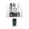 ieg™ iPhone 16 Pro Kılıf İz Asil Prime - Siyah 360 Mat Full Body Arka Koruyucu
