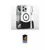 ieg™ iPhone 16 Pro Kılıf İz Asil Prime - Siyah Buffer Hayalet Cam Ekran Koruyucu