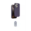 ieg™ iPhone 16 Pro Kılıf Kıvılcım Çizgi Serisi - Siyah Joko Magic 5D Cam