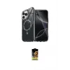 ieg™ iPhone 16 Pro Kılıf Kıvılcım Form Prime - Siyah Buffer Cam Ekran Koruyucu