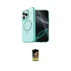 ieg™ iPhone 16 Pro Kılıf Kıvılcım Form Prime - Siyah Buffer Cam Ekran Koruyucu