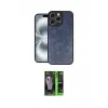 ieg™ iPhone 16 Pro Kılıf Kıvılcım Işık Serisi - Şeffaf 360 Full Body Arka Koruyucu