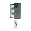 ieg™ iPhone 16 Pro Kılıf Kıvılcım Işık Serisi - Şeffaf Pasifik Cam Ekran Koruyucu