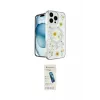 ieg™ iPhone 16 Pro Kılıf Kozmos Doku - Şeffaf Pasifik Cam Ekran Koruyucu