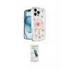 ieg™ iPhone 16 Pro Kılıf Kozmos Doku - Şeffaf Pasifik Cam Ekran Koruyucu