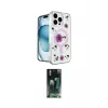 ieg™ iPhone 16 Pro Kılıf Kozmos Doku - Siyah 360 Mat Full Body Arka Koruyucu