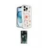 ieg™ iPhone 16 Pro Kılıf Kozmos Doku - Siyah 360 Mat Full Body Arka Koruyucu