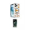 ieg™ iPhone 16 Pro Kılıf Kozmos Doku - Siyah 360 Mat Full Body Arka Koruyucu