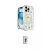ieg™ iPhone 16 Pro Kılıf Kozmos Doku - Siyah Bilvis 3D Cam Ekran Koruyucu