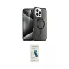ieg™ iPhone 16 Pro Kılıf Nova Asil Prime - Şeffaf Pasifik Cam Ekran Koruyucu