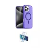ieg™ iPhone 16 Pro Kılıf Nova Asil Prime - Siyah 3D Antistatik Cam Ekran Koruyucu