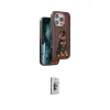 ieg™ iPhone 16 Pro Kılıf Nova Form Koleksiyonu - Siyah Bilvis 3D Cam Ekran Koruyucu