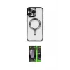 ieg™ iPhone 16 Pro Kılıf Nova Işık Özel Seri - Şeffaf 360 Full Body Arka Koruyucu