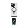 ieg™ iPhone 16 Pro Kılıf Nova Işık Özel Seri - Siyah 360 Mat Full Body Arka Koruyucu