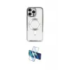 ieg™ iPhone 16 Pro Kılıf Nova Işık Özel Seri - Siyah 3D Antistatik Cam Ekran Koruyucu