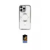 ieg™ iPhone 16 Pro Kılıf Nova Işık Özel Seri - Siyah Buffer Hayalet Cam Ekran Koruyucu