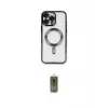 ieg™ iPhone 16 Pro Kılıf Nova Işık Özel Seri - Siyah Joko Magic 5D Hayalet Cam
