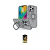 ieg™ iPhone 16 Pro Kılıf Nova Minimal Serisi - Siyah Buffer Cam Ekran Koruyucu