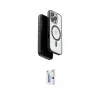 ieg™ iPhone 16 Pro Kılıf Pusula Form Serisi - Siyah Bilvis 0.18mm Plus Cam Ekran Koruyucu