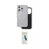 ieg™ iPhone 16 Pro Kılıf Pusula Işık Koleksiyonu - Şeffaf Pasifik Cam Ekran Koruyucu