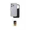 ieg™ iPhone 16 Pro Kılıf Pusula Işık Koleksiyonu - Siyah Buffer Cam Ekran Koruyucu