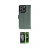 ieg™ iPhone 16 Pro Kılıf Siluet Işık Serisi - Şeffaf 360 Full Body Arka Koruyucu