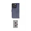 ieg™ iPhone 16 Pro Kılıf Siluet Işık Serisi - Siyah Bilvis 3D Mat Cam Ekran Koruyucu