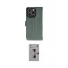 ieg™ iPhone 16 Pro Kılıf Siluet Işık Serisi - Siyah Bilvis 3D Mat Cam Ekran Koruyucu