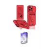 ieg™ iPhone 16 Pro Kılıf Vadi Form Prime - Siyah Bilvis 5in1 3D Magic Cam Ekran Koruyucu