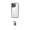 ieg™ iPhone 16 Pro Kılıf Vadi Minimal - Siyah Bilvis Hayalet Cam Ekran Koruyucu