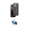ieg™ iPhone 16 Pro Kılıf Vadi Özel Seri - Siyah 3D Antistatik Cam Ekran Koruyucu