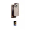 ieg™ iPhone 16 Pro Kılıf Vadi Özel Seri - Siyah Buffer Hayalet Cam Ekran Koruyucu