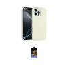 ieg™ iPhone 16 Pro Kılıf Yankı Form Serisi - Siyah Buffer Hayalet Cam Ekran Koruyucu