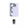 ieg™ iPhone 16 Pro Kılıf Yankı Form Serisi - Siyah Buffer Hayalet Cam Ekran Koruyucu