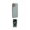 ieg™ iPhone 16 Pro Kılıf Yankı Serisi - Siyah 360 Mat Full Body Arka Koruyucu