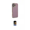 ieg™ iPhone 16 Pro Kılıf Yankı Serisi - Siyah Buffer Hayalet Cam Ekran Koruyucu