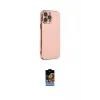 ieg™ iPhone 16 Pro Kılıf Yankı Serisi - Siyah Buffer Hayalet Cam Ekran Koruyucu