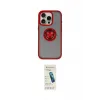 ieg™ iPhone 16 Pro Kılıf Yörünge Çizgi - Şeffaf Pasifik Cam Ekran Koruyucu