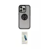 ieg™ iPhone 16 Pro Kılıf Yörünge Çizgi - Şeffaf Pasifik Cam Ekran Koruyucu