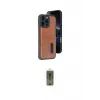 ieg™ iPhone 16 Pro Kılıf Yörünge Işık Serisi - Siyah Joko Magic 5D Hayalet Cam