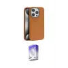 ieg™ iPhone 16 Pro Kılıf Zirve Modern Prime - Siyah Bilvis 5in1 3D Magic Cam Ekran Koruyucu